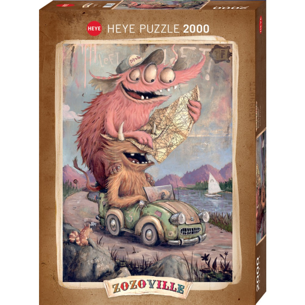 Puzzle 2000p zozoville road trippin heye