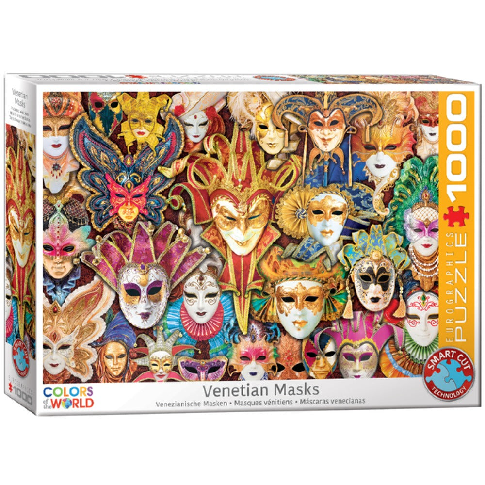 Puzzle 1000p masques venitiens eurographics