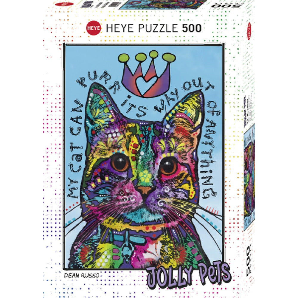 Puzzle 500p jolly pets my cat can purr heye
