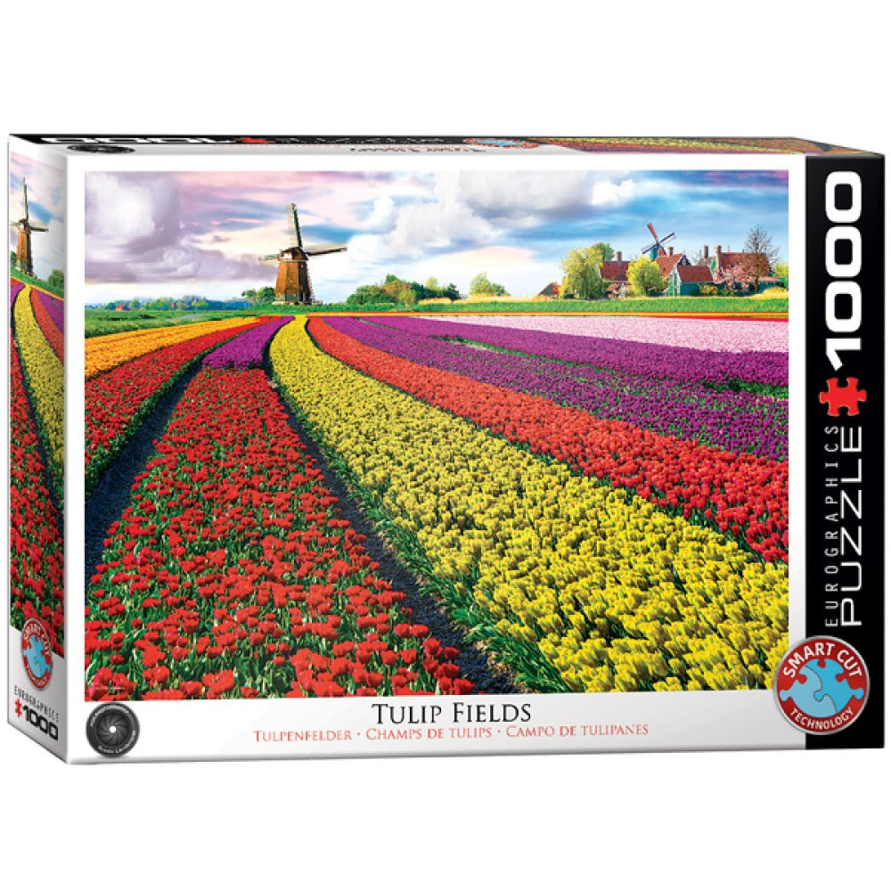 Puzzle 1000p champ tulipe pays bas eurographics
