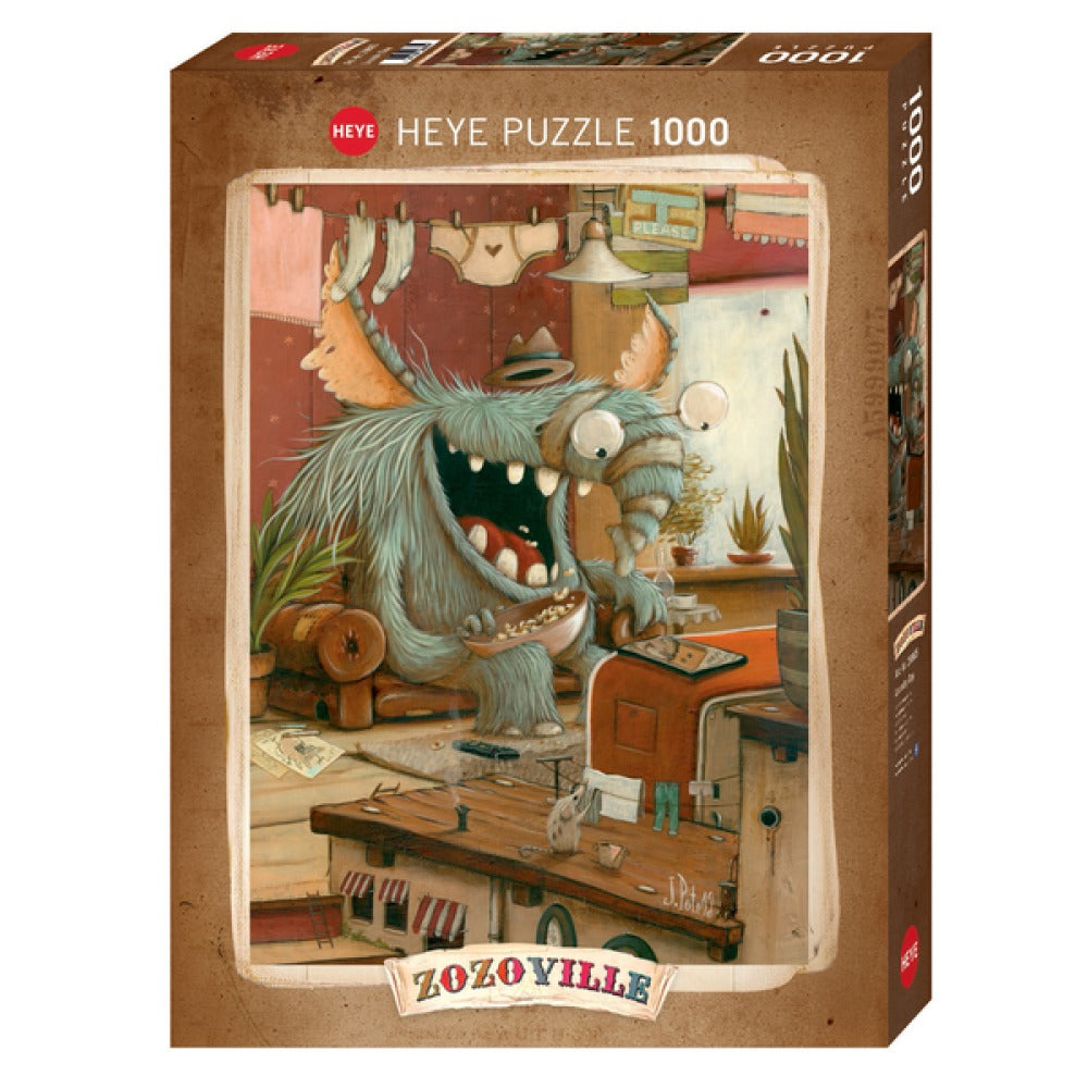 Puzzle 1000p zozoville laundry day heye