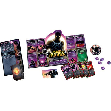 Dice Throne Marvel : Captain Marvel-Black Panther-Dr Strange-Black Widow