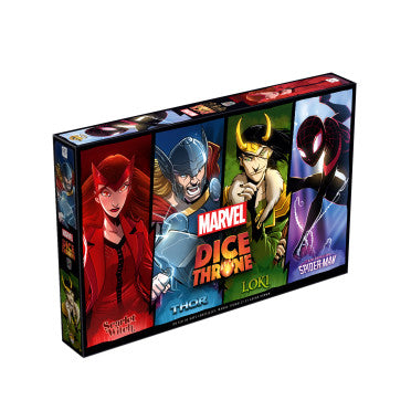 Dice Throne Marvel : Scarlet Witch-Thor-Loki-Spiderman Miles Morales